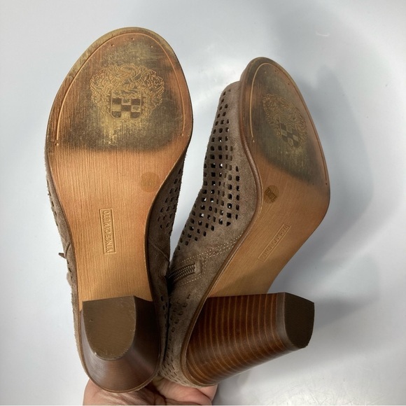 Vince Camuto Kamey peep toe booties size 7.5 - Picture 4 of 7